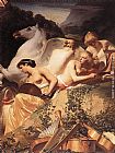 The Four Muses with Pegasus by Caesar van Everdingen
